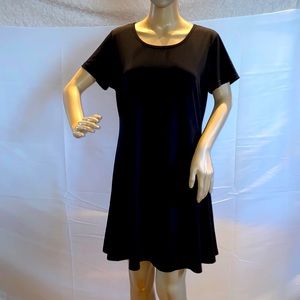 Black Classic A-Line Swing Dress by Michael Michael Kors Size M